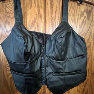 SOLD!! SHEIN Curve Black Top